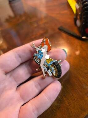 Jessica Rabbit Biker Fantasy Enamel Pin - Limited Edition